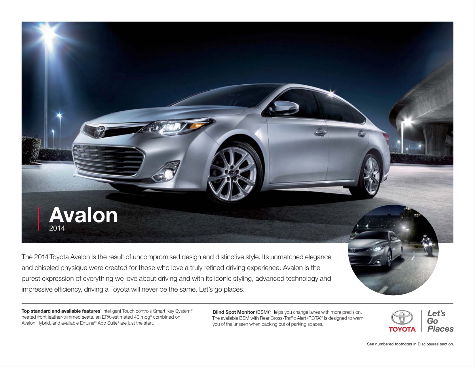 2014 Toyota Avalon Brochure Page 3